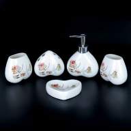 Набор для ванной из керамики ST-YU001-5 (5 предметов)